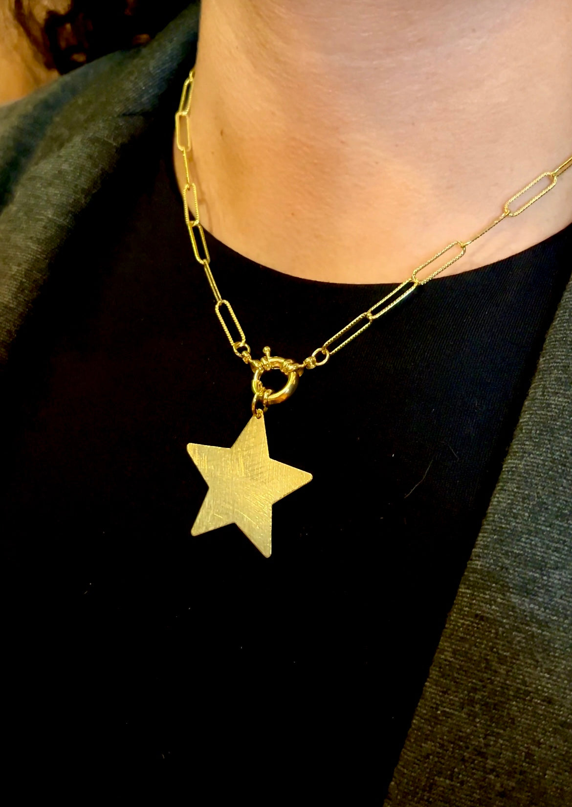 Collar Estrella Eslabones