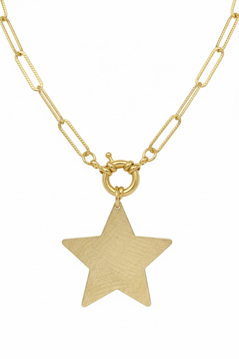 Collar Estrella Eslabones