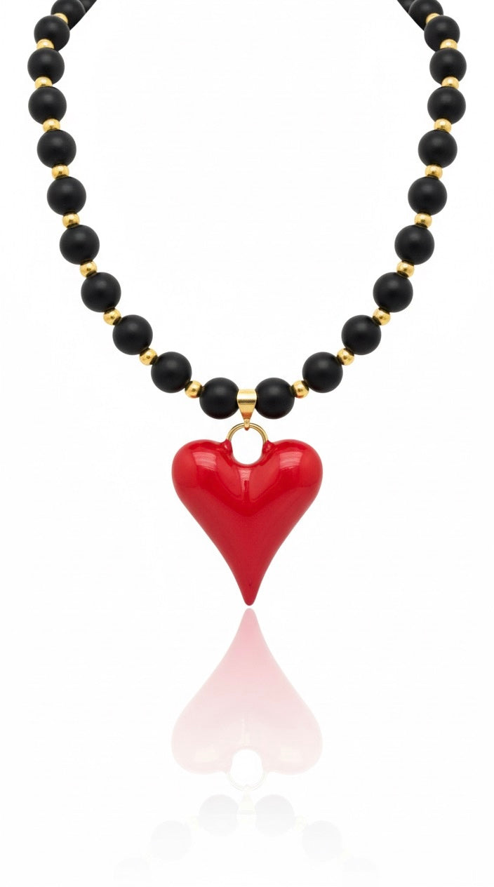 Collar maxi corazón